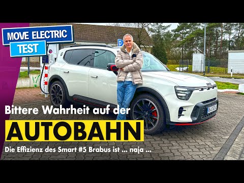 Smart #5 Brabus - Die bittere Wahrheit auf der Autobahn - Reichweite Effizienz und Ladekurve