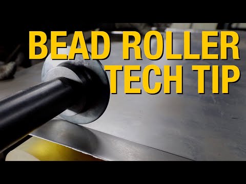 How to Get a CRISP Bent Edges Using a Bead Roller - Tech Tips from Eastwood