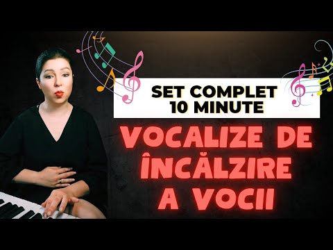 🎶 VOCALIZE WARM-UP SET🎶 with Andra Dan, singing teacher, vocal therapy instructor