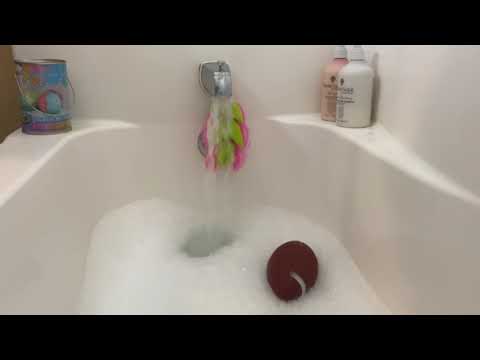 30 Minutes of Bath Filling ASMR | Featuring Bubbles and Bath Toy