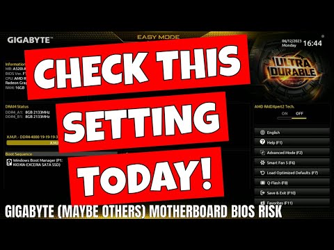 DO THIS NOW Gigabyte Motherboard WPBT Security Risk & Maybe MSI & ASUS
