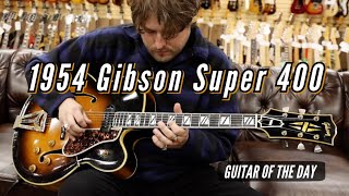 Video thumbnail for 1954 Gibson Super 400 Sunburst | Guitar of the Day by Normans Rare Guitars