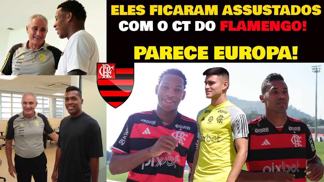TREINO DO FLAMENGO! GONZALO PLATA E ALEX SANDRO FICARAM IMPRESSIONADOS COM CT DO FLAMENGO!