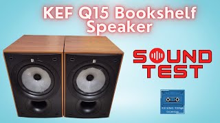 Video thumbnail for KEF Q15 Bookshelf Speaker Sound Test by Old School Vintage Collection