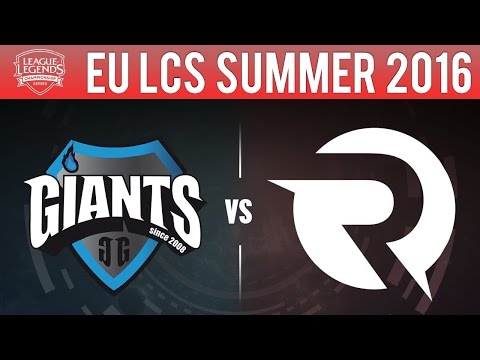 Giants Gaming vs Origen - EU LCS Summer 2016 Game 1