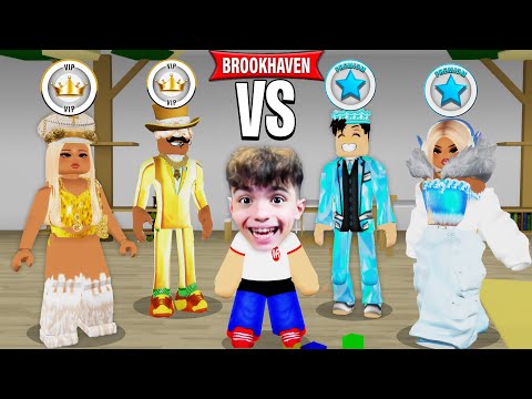 FAMIGLIA VIP VS FAMILGIA PREMIUM VOGLIONO ADOTTARE MIO FIGLO BABY MAXINO su BROOKHAVEN ROBLOX!