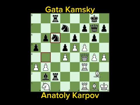 Karpov's Greatest Chess Game V1 | Karpov vs Kamsky (1992)