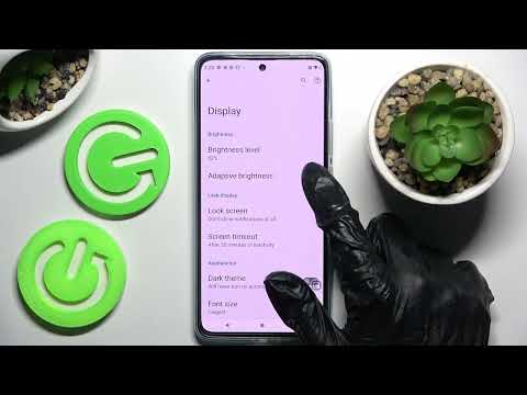 How to Activate Auto-Brightness on MOTOROLA EDGE 30 - Set Up Adaptive Brightness