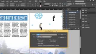Using Layers in Adobe InDesign tutorial