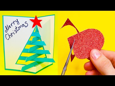 DIY christmas cards easy How to make christmas card Christmas card ideas