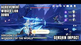 [Genshin Impact Achievement] Winged Lion Down: Knock The Chimeric Out Of The Sky Destroy Anemo Orbs