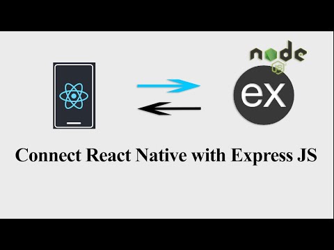 Connect React Native Android Application with Express JS Backend Hindi
