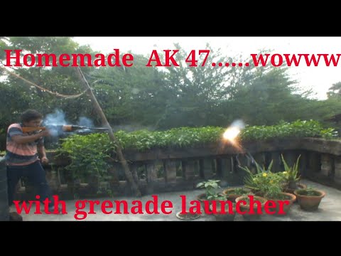 AK 47.  AK 103. AK 74. How to make a gun that powreful but not harmful. don't shoot animals Video