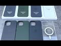 MagSafe Cases Leather, Silicone, Clear for iPhone 13 PRO MAX // UNBOXING & REVIEW