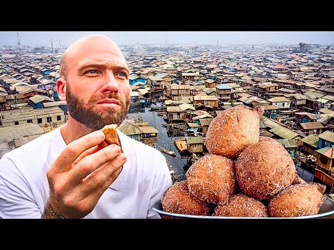 Eating In World's Biggest Floating Slum In Lagos, Nigeria!! Venice of Africa!!