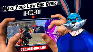 How To Make Your Low End Device Sensitivity🔥🤯 Find Your Only Red Number Settings🔥| FF MAX
