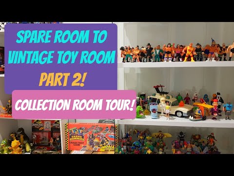 Transforming My Spare Room into a Vintage Toy Room - Part 2 - Collection Room Tour!