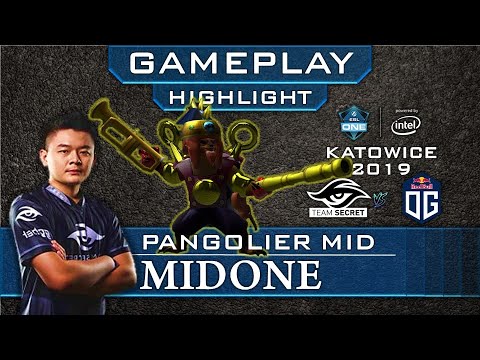 Pangolier Gameplay by MidOne - Team Secret vs OG ESL ONE Katowice 2019