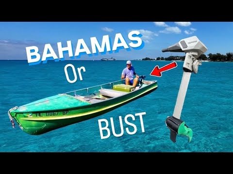Florida to Bahamas small electric skiff boat BUILD