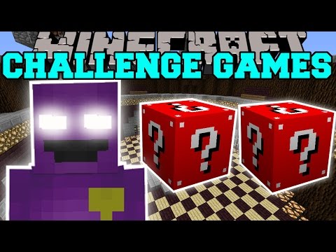 Minecraft: PURPLE MAN CHALLENGE GAMES - Lucky Block Mod - Modded Mini-Game