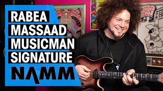 Video thumbnail for New Rabea Massaad Signature Guitars | Music Man Artist Series Sabre | NAMM 24 by Thomann's Guitars & Basses
