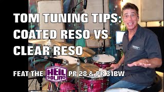 Video thumbnail for TOM TUNING TIPS COATED RESO HEAD VS CLEAR RESO HEAD FEAT THE HEIL PR 28 and PR 31BW by Kenny Sharretts