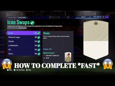 HOW TO COMPLETE ICON SWAPS BATCH 2 *FAST* IN UNDER 3 HOURS!! (5/6) - FIFA 21 OBJECTIVES GUIDE!