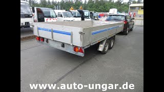 Pārdošana Humbaur Buhl Variant 2000 Anhänger Pritsche Hochlader 2.000kg Alubordwän bortu piekabes - Attēls 4 | Autoline LV Humbaur Buhl Variant 2000 Anhänger Pritsche Hochlader 2.000kg Alubordwän bortu piekabe | Attēls 4 - Autoline