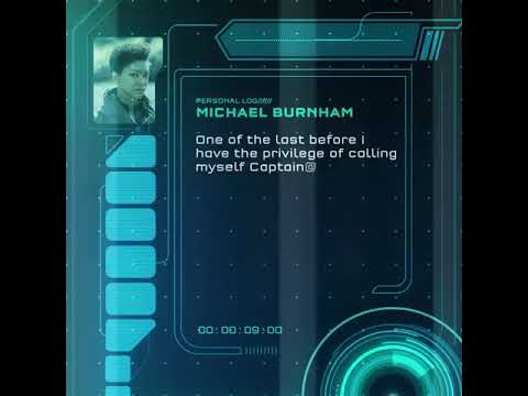 Personal Log Michael Burnham. Start tek Discovery