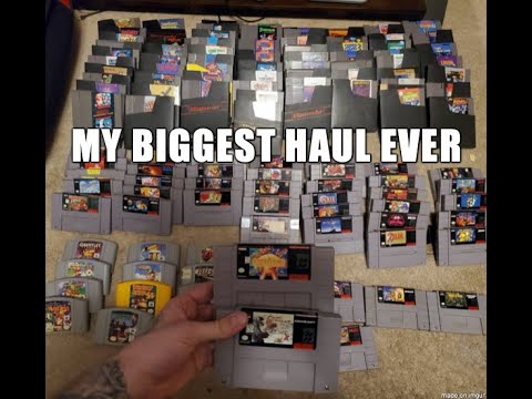 INSANE NINTENDO HAUL WORTH $2400?! / Live Video Game Hunting