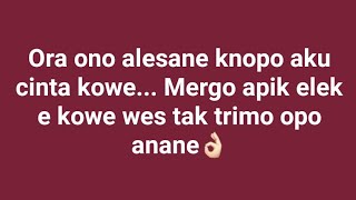 Download lagu Kumpulan Caption Jowo Buat Status #43 mp3