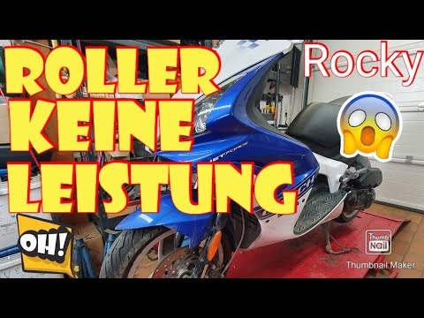 Scooter has no power / Scooter does not pull / Wrong air / Exhaust blocked and burning freely