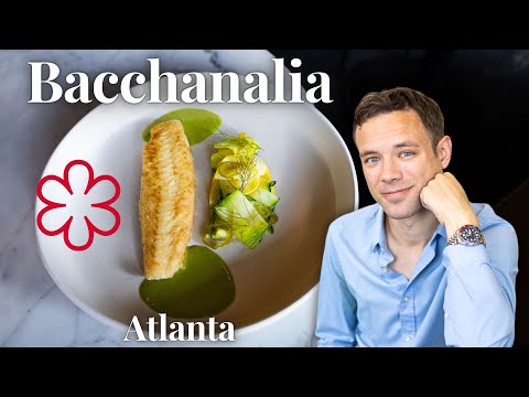 Essen im Bacchanalia. Das beste Restaurant in Atlanta? Ein Michelin-Stern