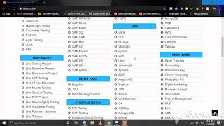 Best Website for Free Tutorials and Especially for Software Testing Tu