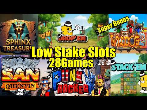 Thumbnail for video: Sunday Slots, 28 Games, The Wildo's2 Super Bonus, Punk Rocker2, San Quentin & So Much More