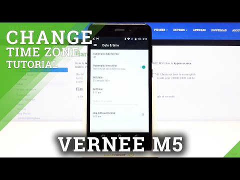 How to Change Date & Time on VERNEE M5 –  Date & Timezone Settings