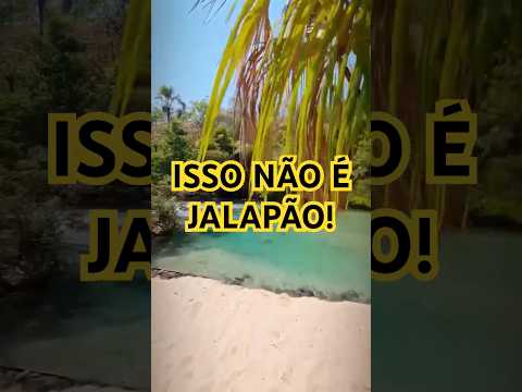 Essa praia fica no Tocantins e não é o Jalapão! #praia #viagem