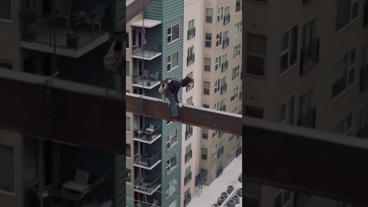 Respect to ironworkers! Repost from @grantwinslow(TikTok) #yeswelder #welderlife #welding