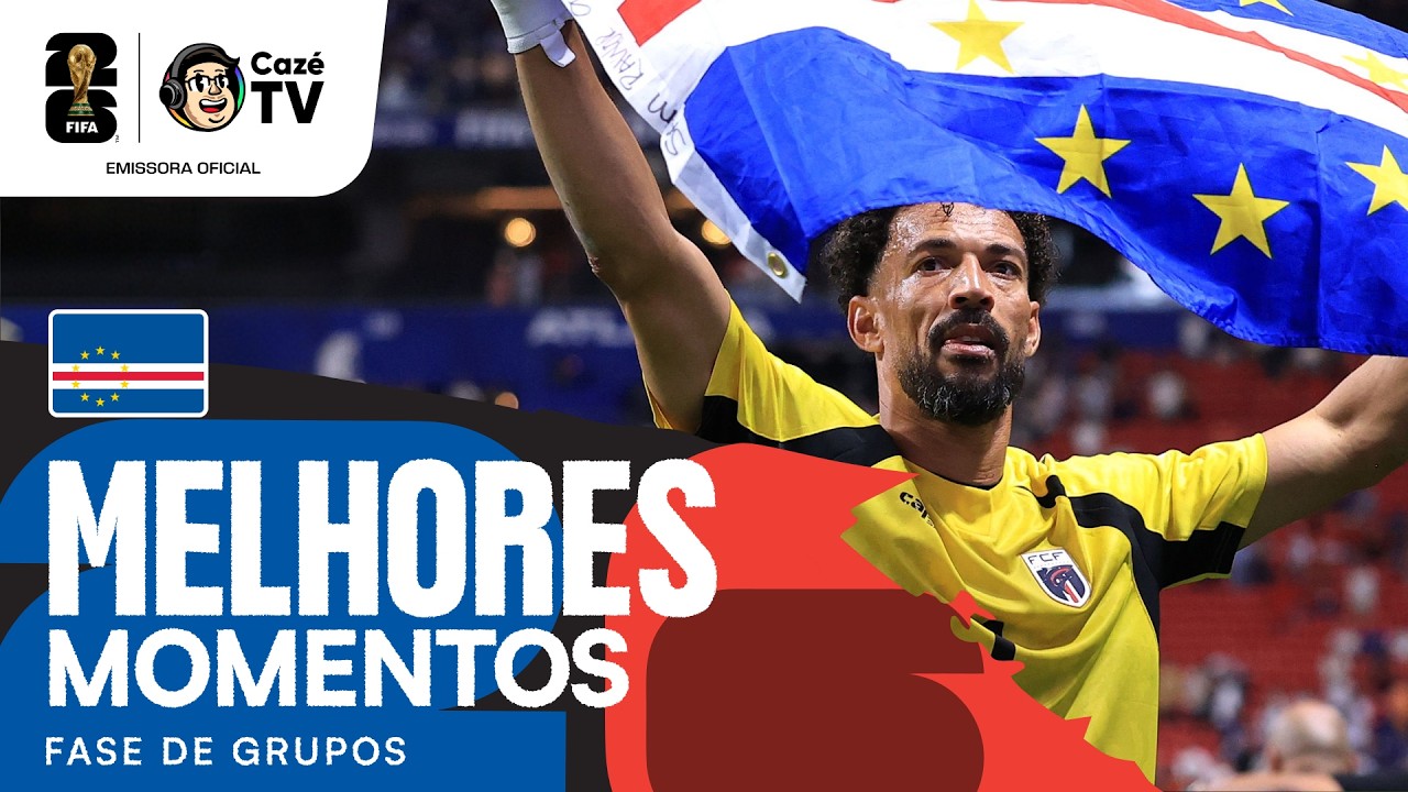 PARA A ETERNIDADE! | MELHORES MOMENTOS DE CABO VERDE NA FASE DE GRUPOS DA COPA DO MUNDO FIFA™ 2026