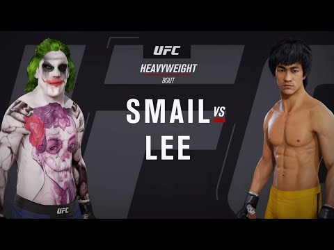 Bruce Lee vs Joker Smile (EA Sports UFC 3)