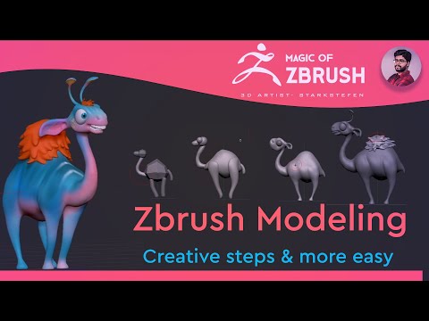 Zbrush easy Modeling work flow for zbrush  beginners