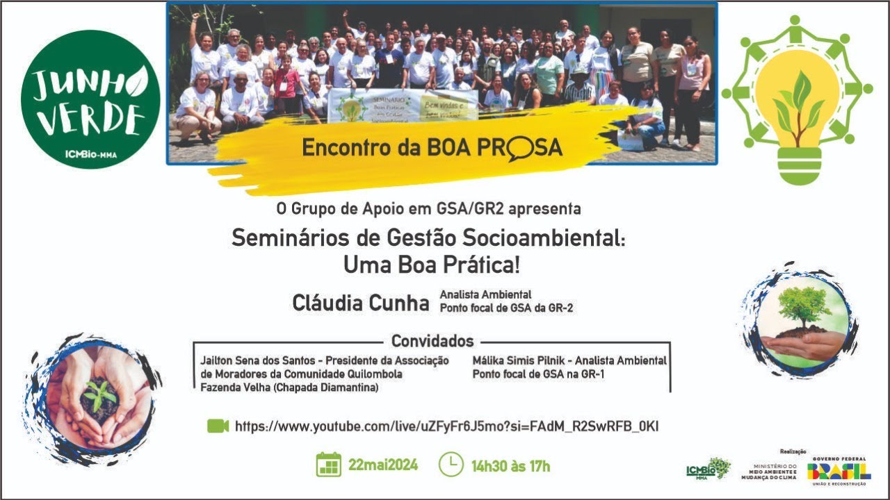 "Seminários de Gestão Socioambiental: Uma Boa Prática!