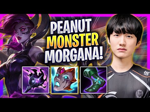 PEANUT IS A MONSTER WITH MORGANA! - HLE Peanut Plays Morgana JUNGLE vs Vi! | Season 2025