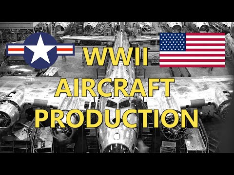 BUILDING PLANES Of WWII - BOEING & DOUGLAS AIRCRAFT ASSEMBLY
