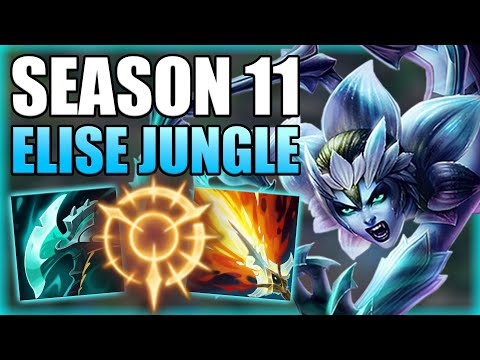 HOW TO PLAY ELISE JUNGLE & WIN ANY LANE YOU WANT - Season 11 Elise Jungle Guide - League of Legends