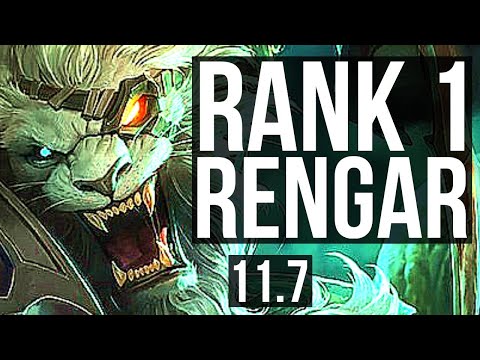 RENGAR vs MORDEKAISER (TOP) | Rank 1 Rengar, 1.5M mastery, Legendary | TR Grandmaster | v11.7