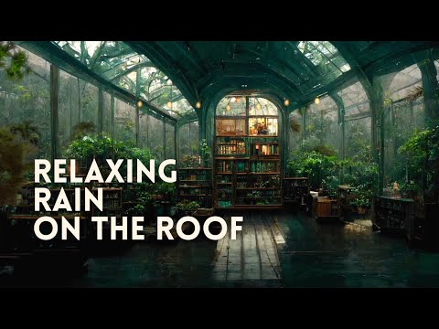 Old Greenhouse Ambience - 5h Rain Sounds for Relaxing | Studying | Sleeping