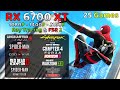 RX 6700 XT Test In 25 Games At 1080P 1440P 4K Ray Tracing FSR 2