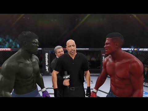 Hulk vs Red Hulk (EA Sports UFC 4)
