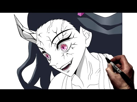 How To Draw Nezuko (Smile) | Step By Step | Demon Slayer